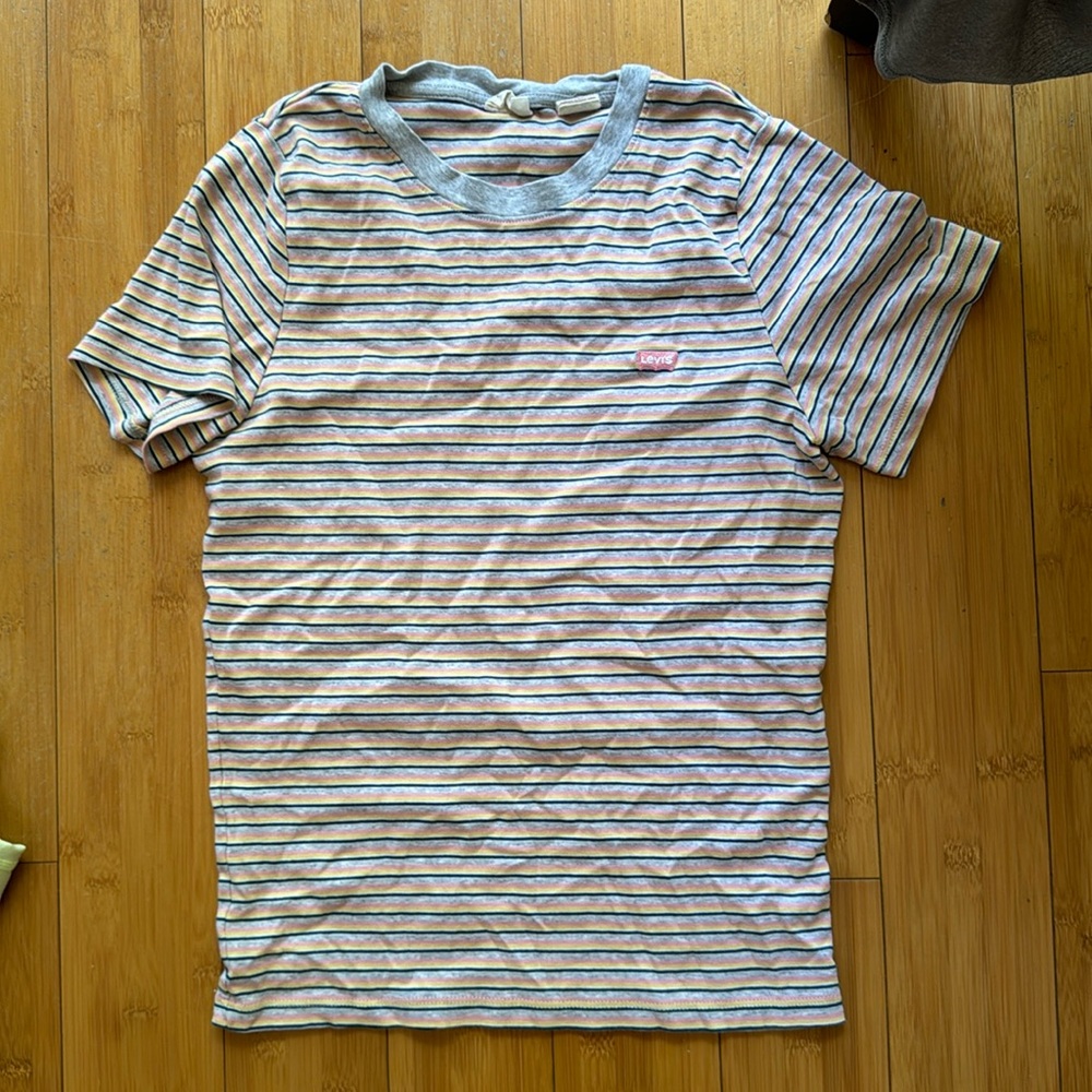 Levi’s striped shirt